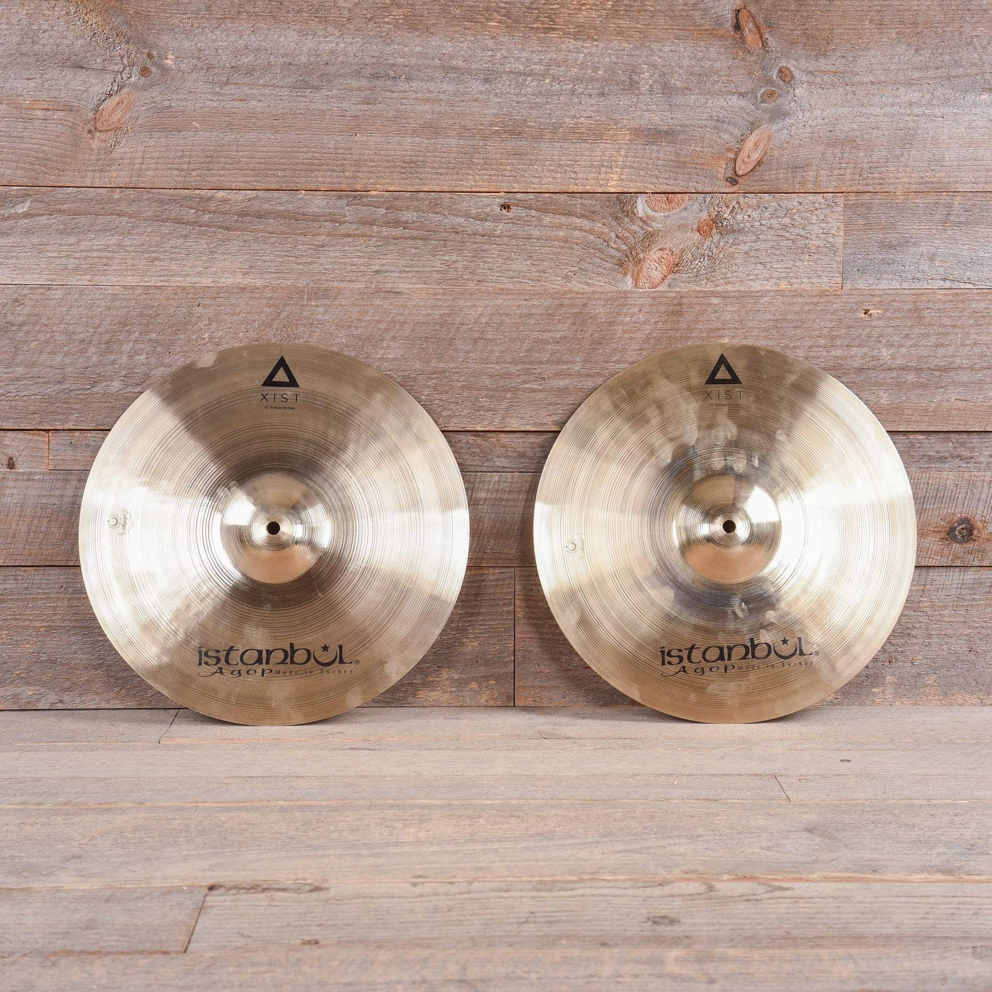 Istanbul Agop 15" Xist Hi-Hat Pair Brilliant Drums and Percussion / Parts and Accessories / Heads