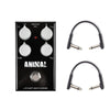 J.Rockett Tour Series Animal Overdrive w/RockBoard Flat Patch Cables Bundle Effects and Pedals / Overdrive and Boost