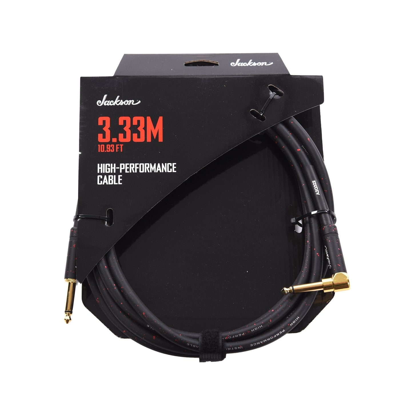 Jackson High Performance Cable, Black and Red, 10.93' (3.33 m) Accessories / Cables