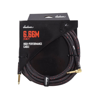Jackson High Performance Cable, Black and Red, 21.85' (6.66 m) Accessories / Cables