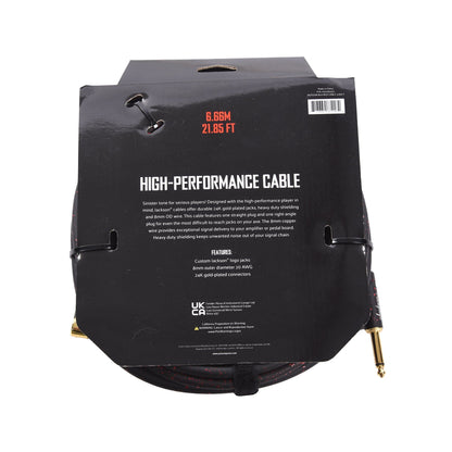 Jackson High Performance Cable, Black and Red, 21.85' (6.66 m) Accessories / Cables