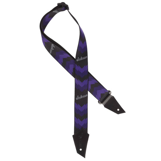 Jackson Double V Black/Purple Strap Accessories / Straps