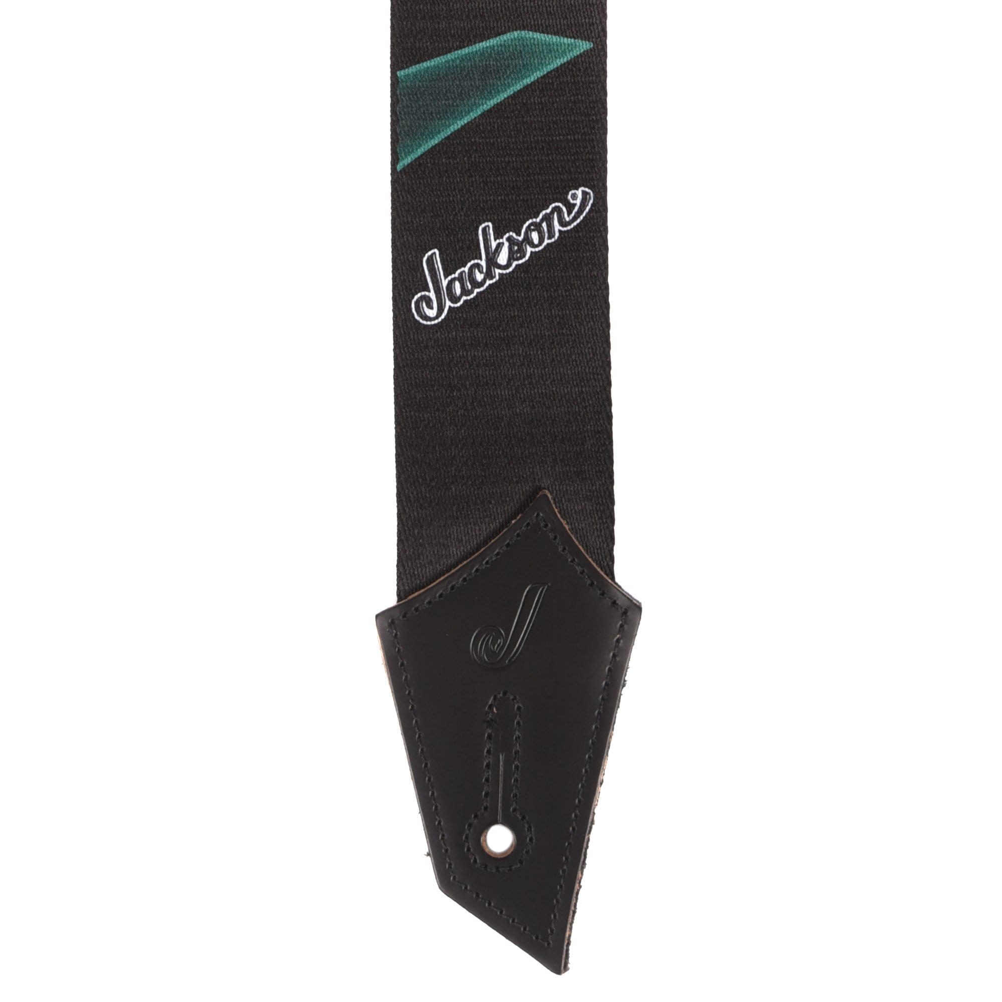Jackson Headstock Black/Green Strap Accessories / Straps