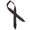 Jackson Headstock Black/Red Strap Accessories / Straps