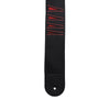 Jackson Shark Fin Leather Strap, Red and Black, 2" Accessories / Straps