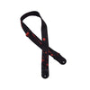 Jackson Splatter Strap, Black and Red, 2" Accessories / Straps