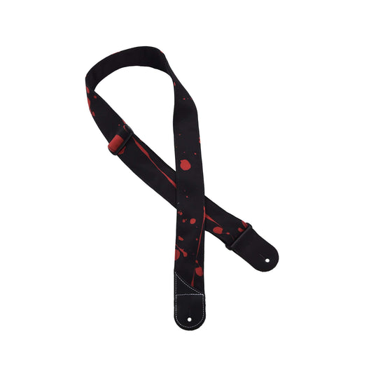 Jackson Splatter Strap, Black and Red, 2