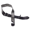 Jackson Stud Leather Strap, Black, 2.5" Accessories / Straps