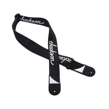 Jackson White Logo Strap, Black, 2" Accessories / Straps