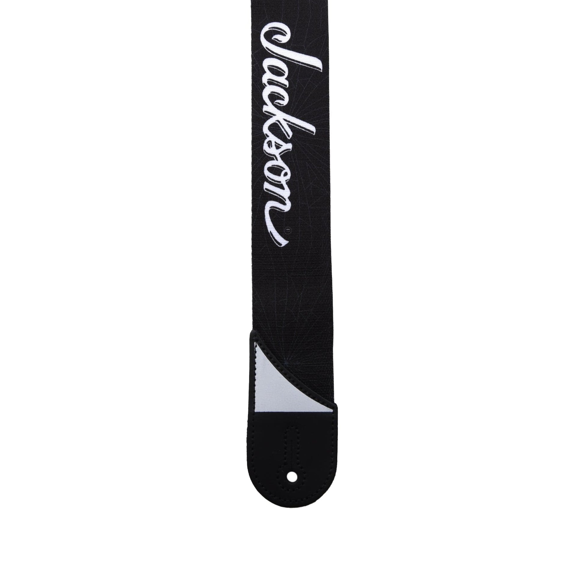 Jackson White Logo Strap, Black, 2" Accessories / Straps