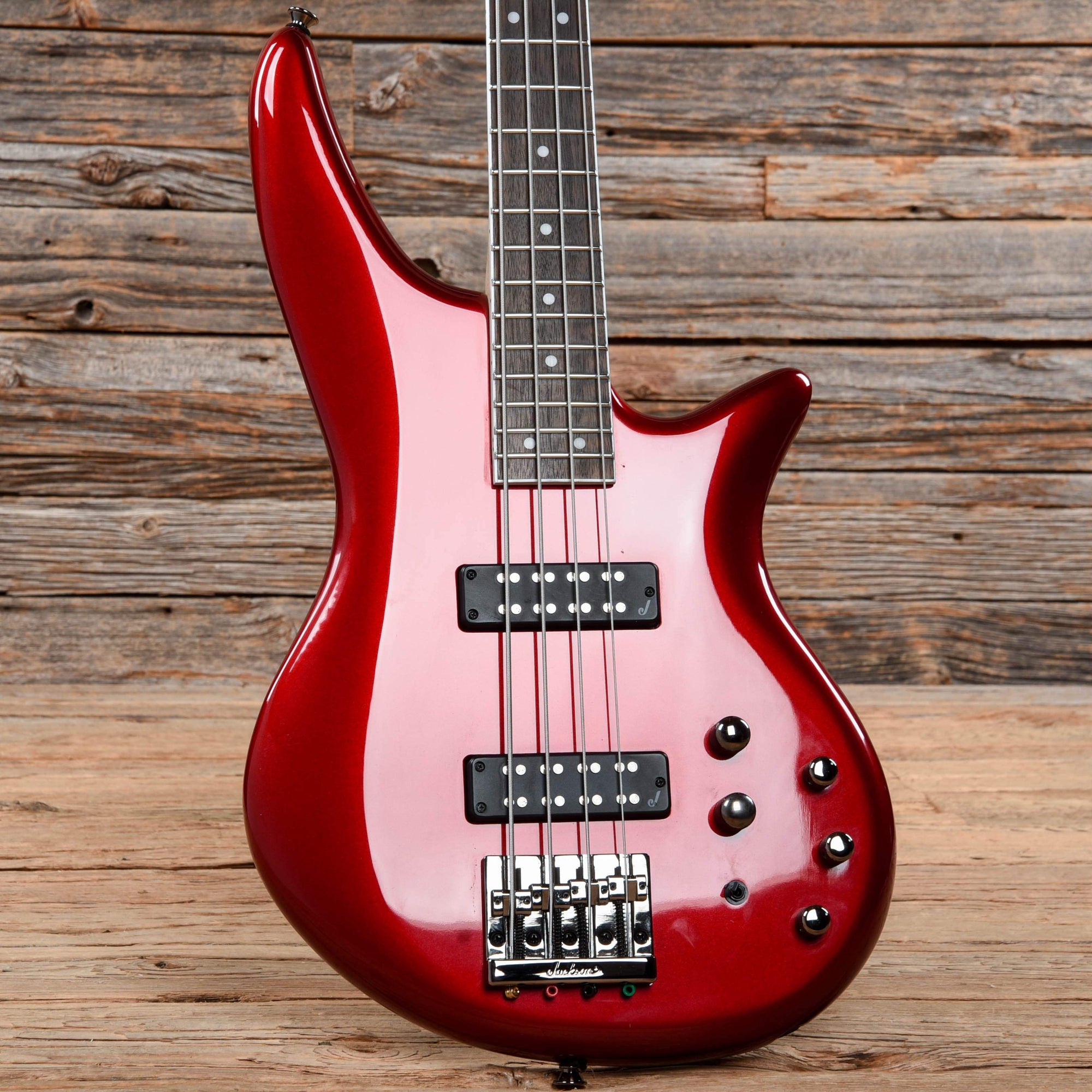 Jackson 4String Bass Red 2019 Chicago Music Exchange
