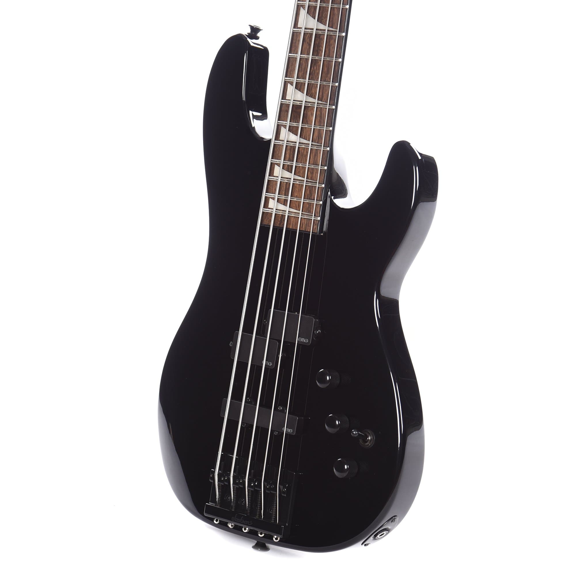 Jackson X Series Signature David Ellefson 30th Anniversary Concert Bass CBX V Gloss Black Bass Guitars / 5-String or More