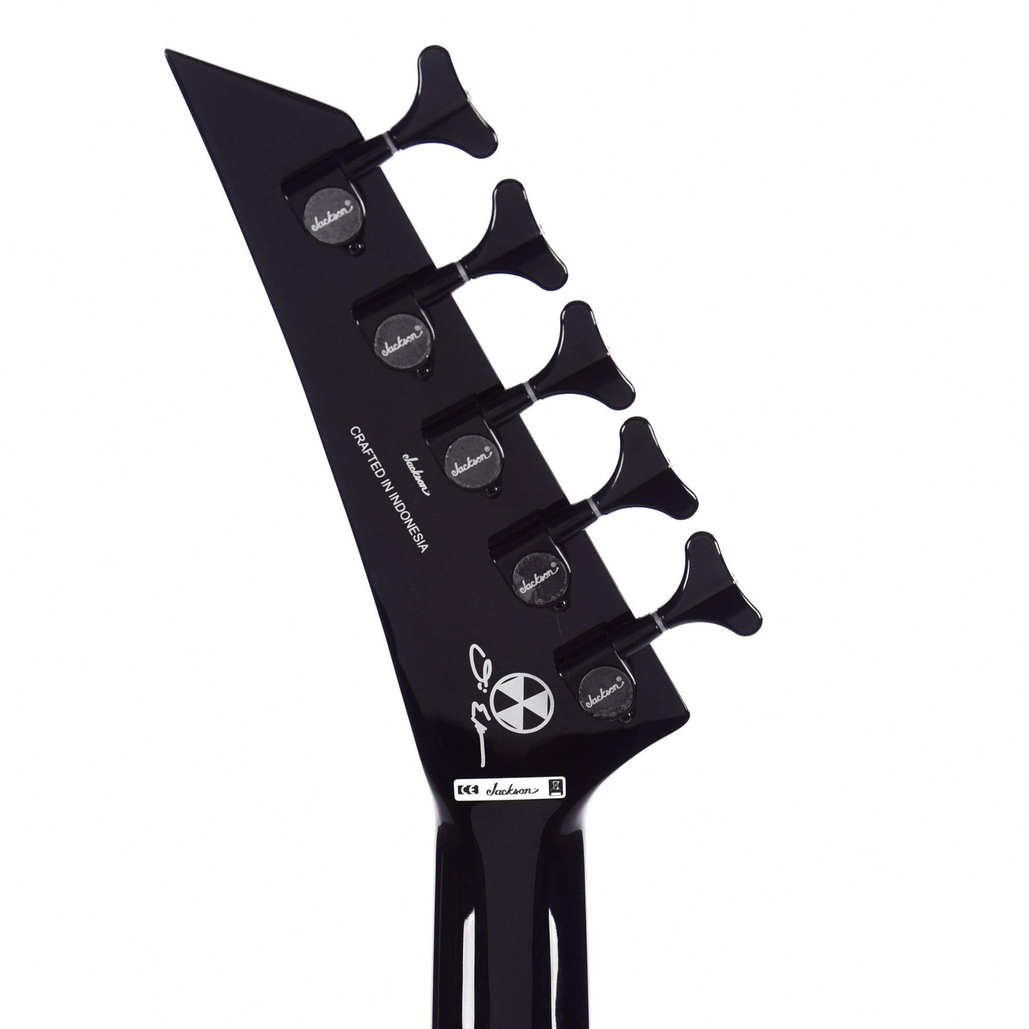 Jackson X Series Signature David Ellefson 30th Anniversary Concert Bass CBX V Gloss Black Bass Guitars / 5-String or More