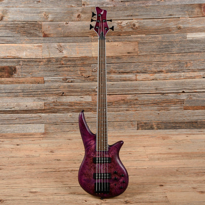 Jackson X Series Spectra Bass SBXP V Purple Bass Guitars / 5-String or More