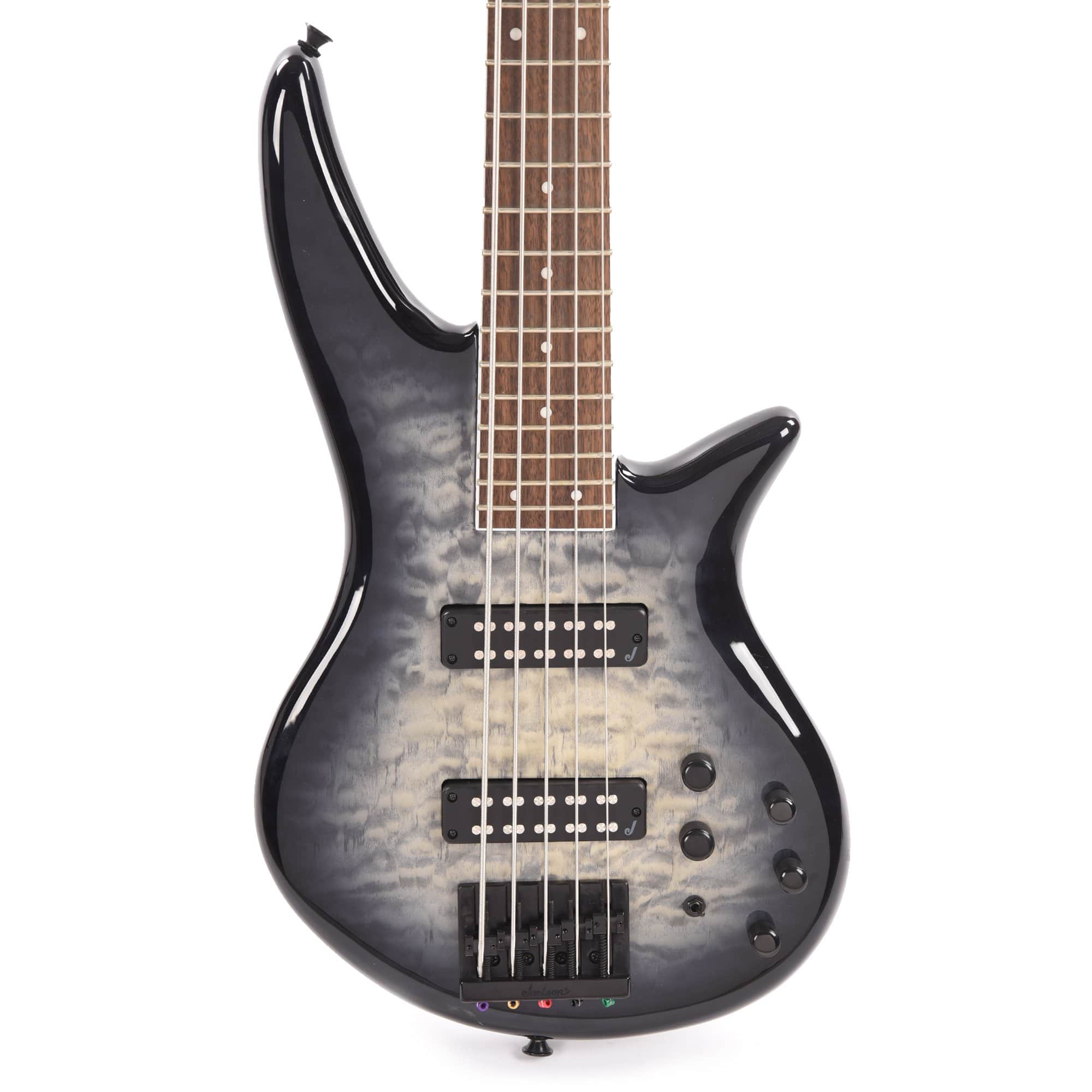 Jackson X Series Spectra Bass SBXQ V Transparent Black Burst Bass Guitars / 5-String or More