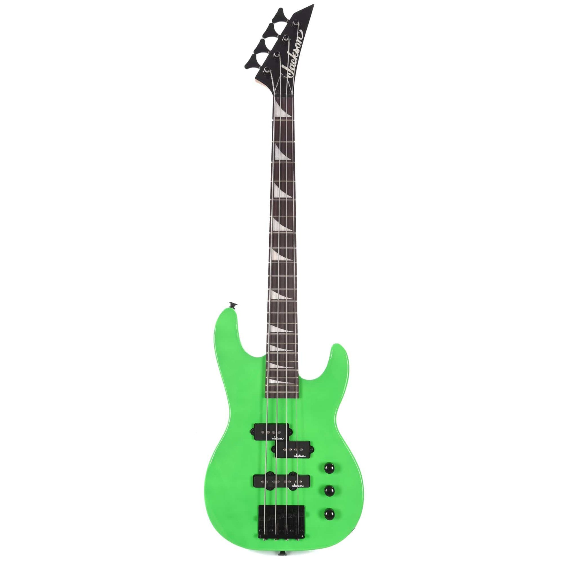Jackson JS1X Concert Bass Minion Neon Green Bass Guitars / Short Scale