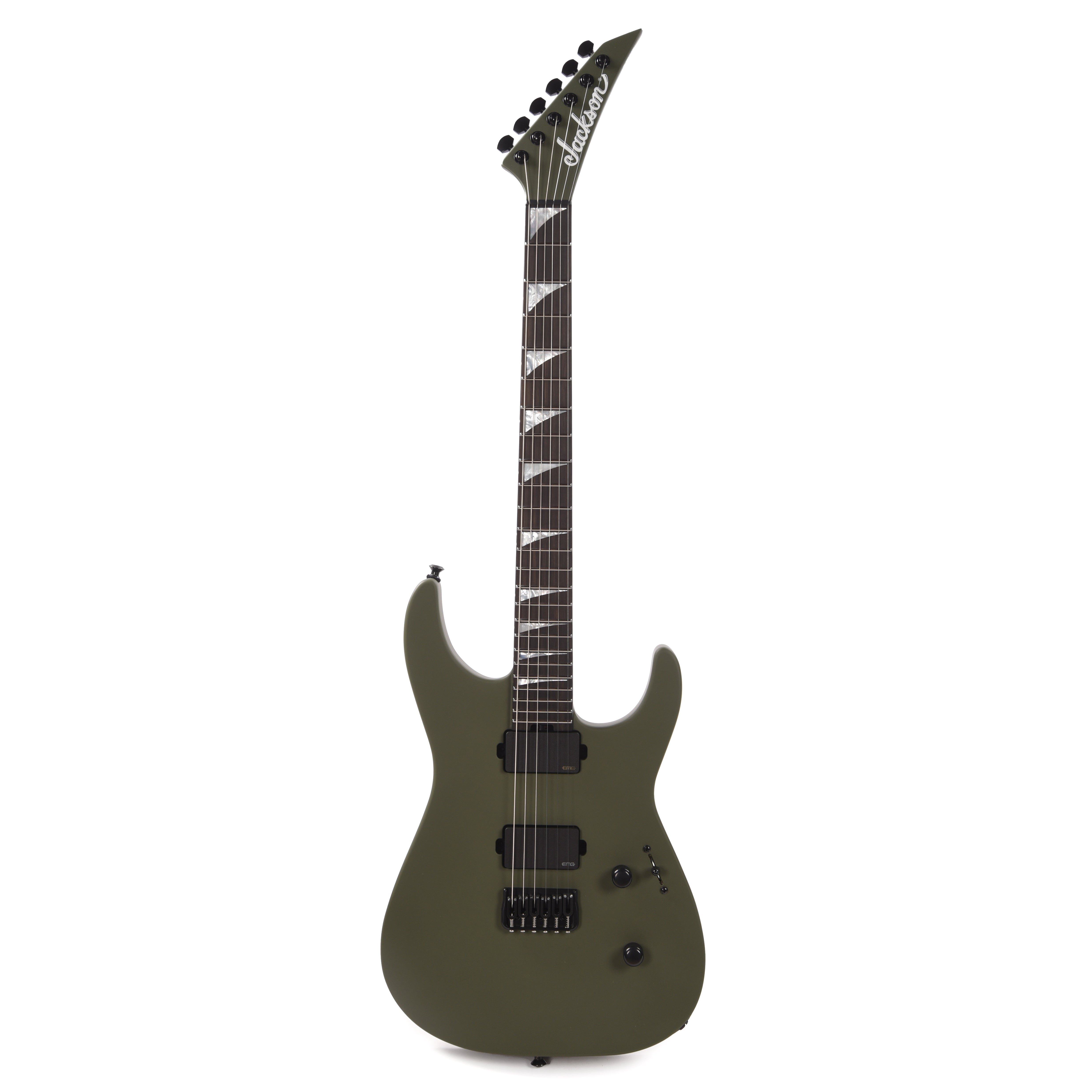 Jackson American Series Soloist SL2MG HT Matte Army Drab Electric Guitars / Solid Body