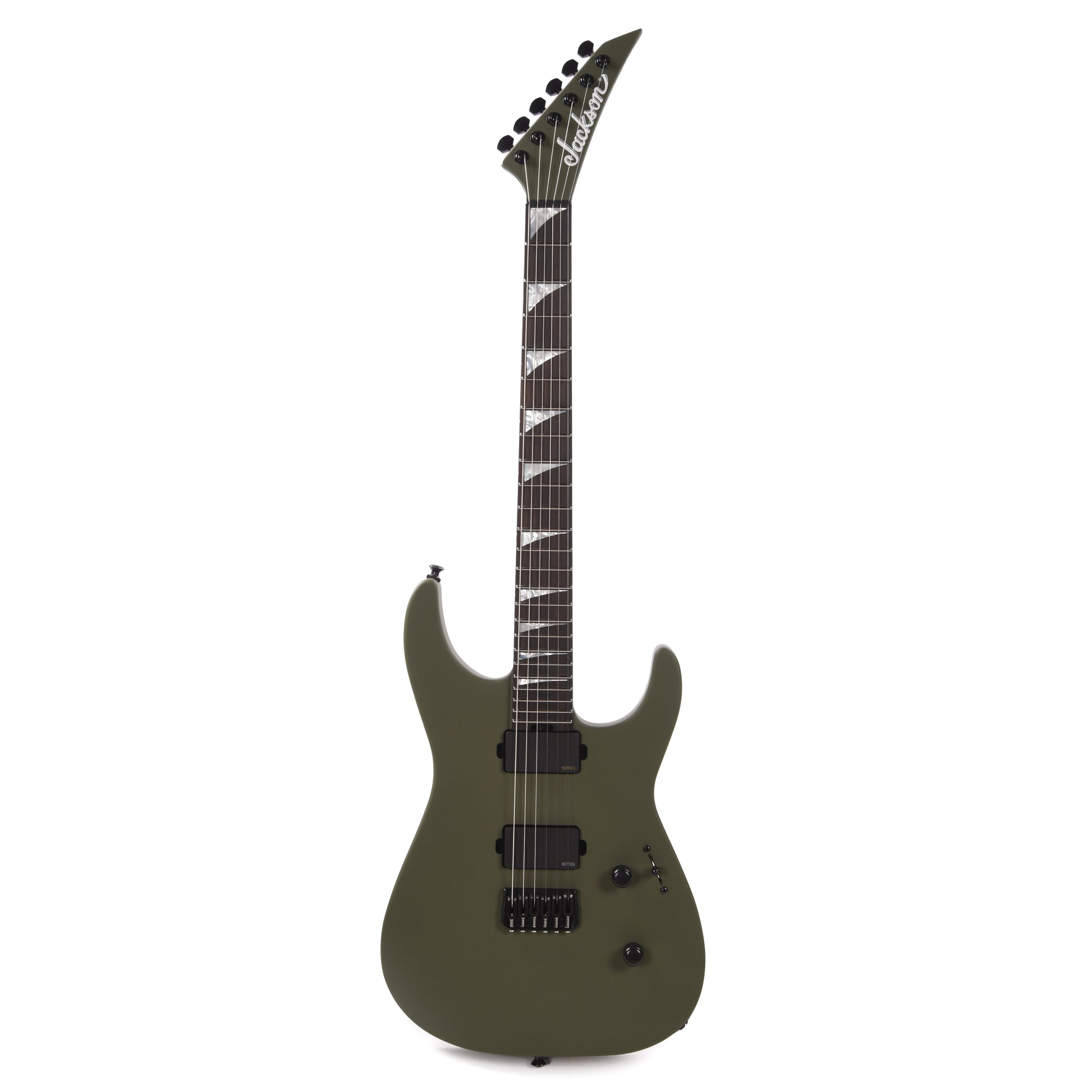 Jackson American Series Soloist SL2MG HT Matte Army Drab Electric Guitars / Solid Body