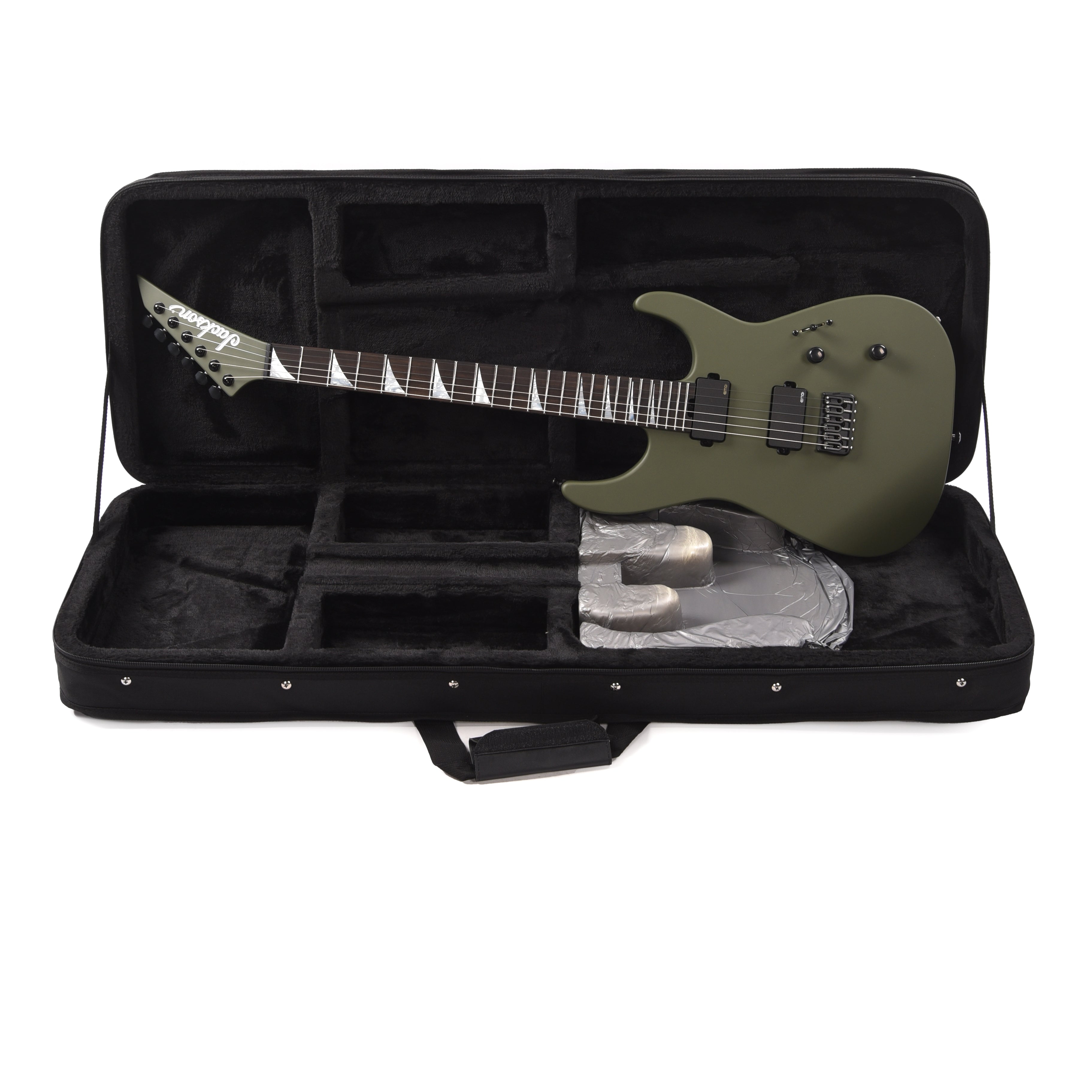 Jackson American Series Soloist SL2MG HT Matte Army Drab Electric Guitars / Solid Body