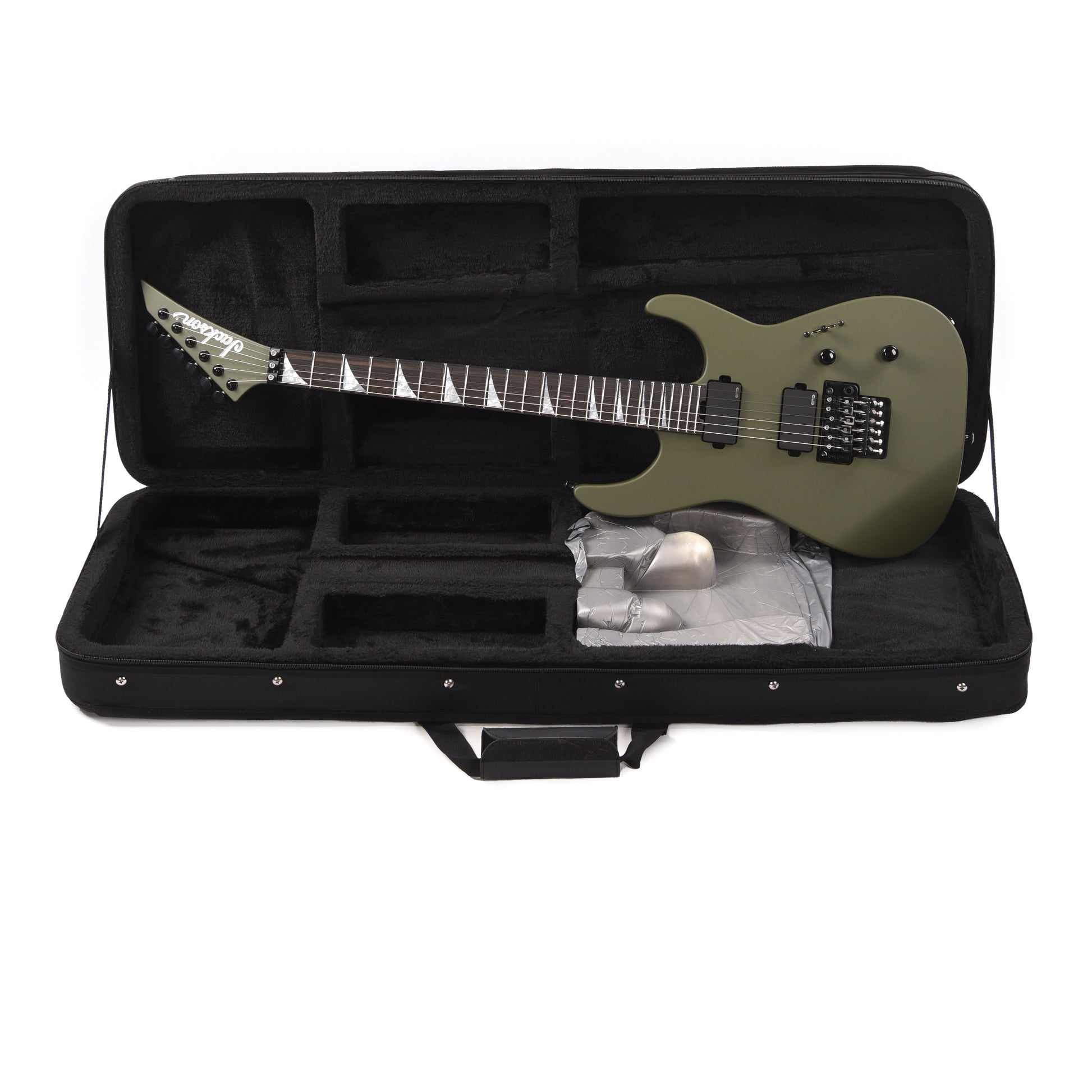Jackson American Series Soloist SL2MG Matte Army Drab Electric Guitars / Solid Body