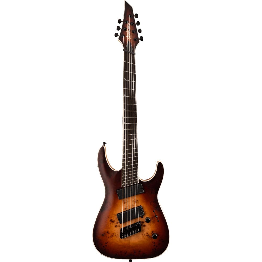 Jackson Concept Series Soloist SLAT7P Multi-Scale Satin Bourbon Burst Electric Guitars / Solid Body