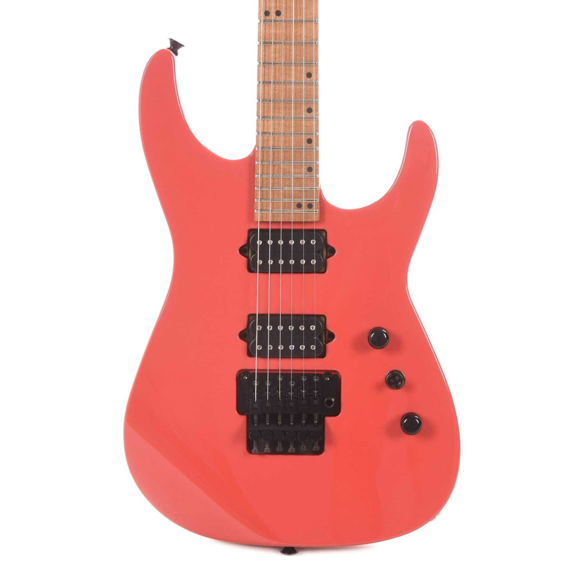 Jackson Custom Shop "CME Spec" Dinky 2H FR Fiesta Red w/Roasted Neck & DiMarzio D Activators Electric Guitars / Solid Body