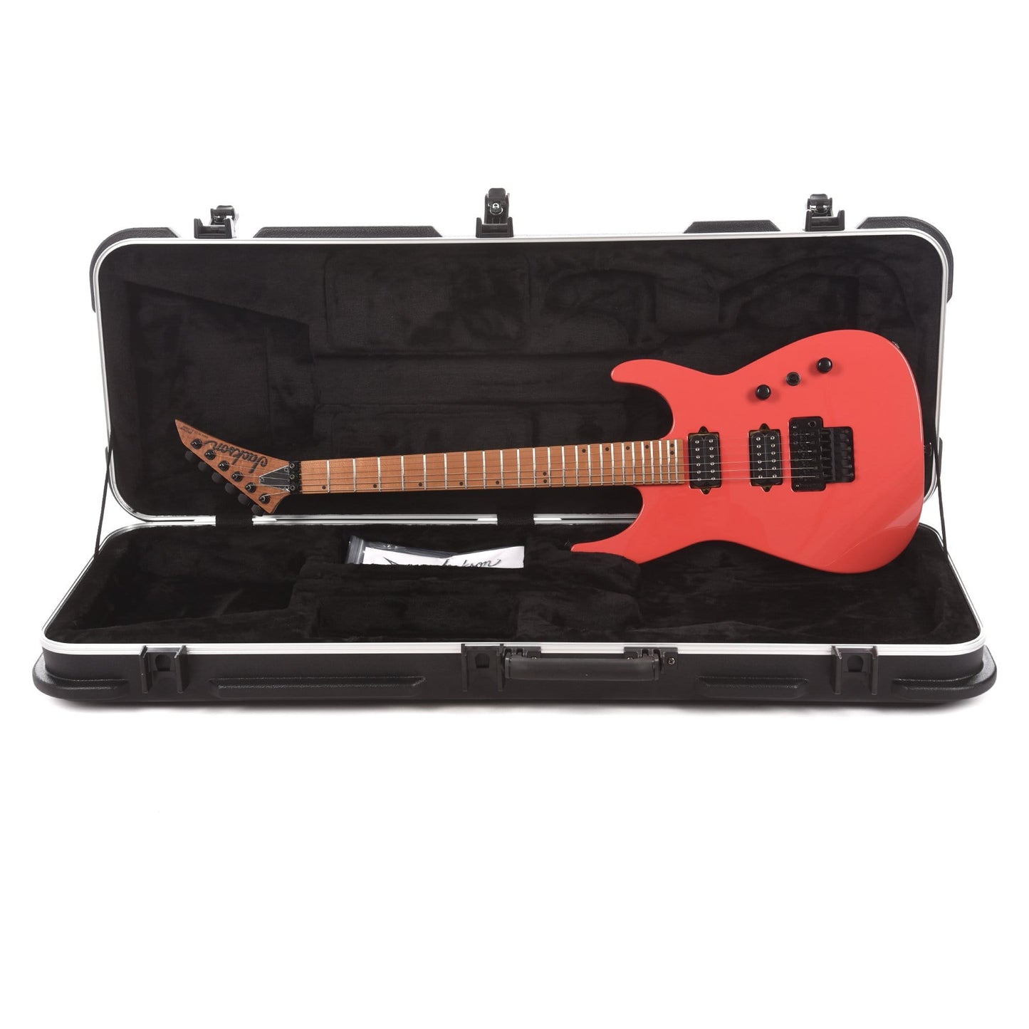 Jackson Custom Shop "CME Spec" Dinky 2H FR Fiesta Red w/Roasted Neck & DiMarzio D Activators Electric Guitars / Solid Body