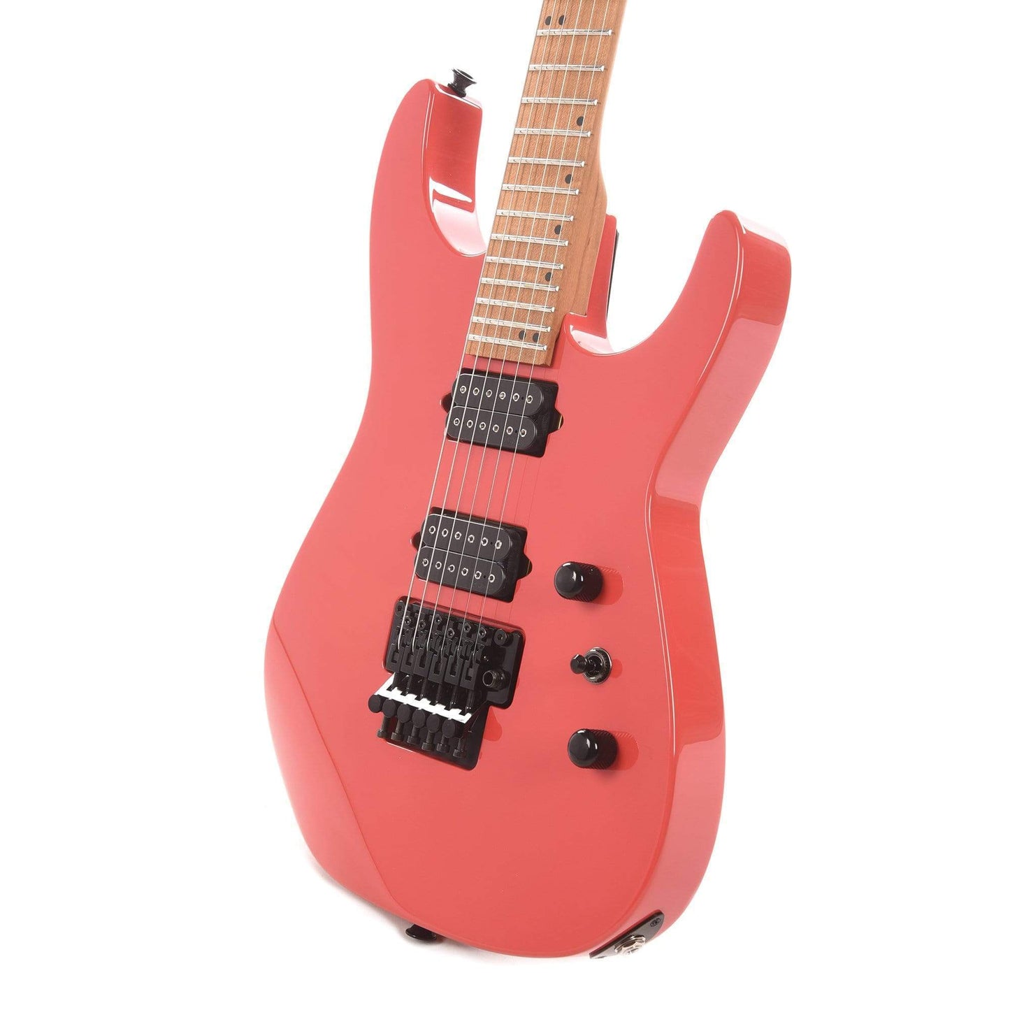 Jackson Custom Shop "CME Spec" Dinky 2H FR Fiesta Red w/Roasted Neck & DiMarzio D Activators Electric Guitars / Solid Body
