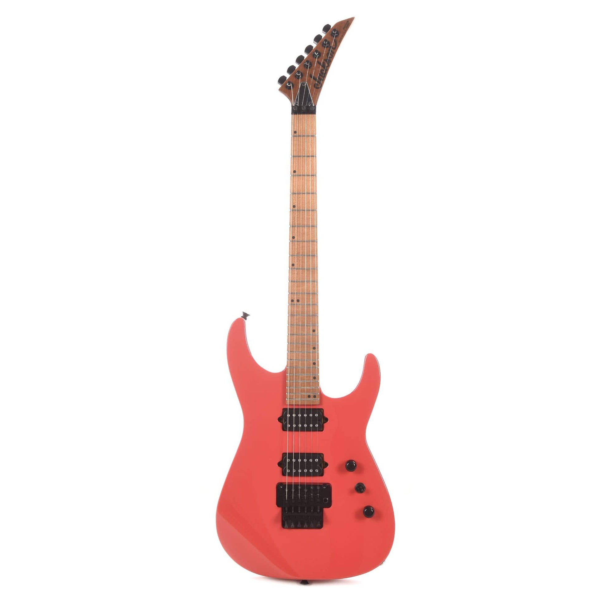 Jackson Custom Shop "CME Spec" Dinky 2H FR Fiesta Red w/Roasted Neck & DiMarzio D Activators Electric Guitars / Solid Body
