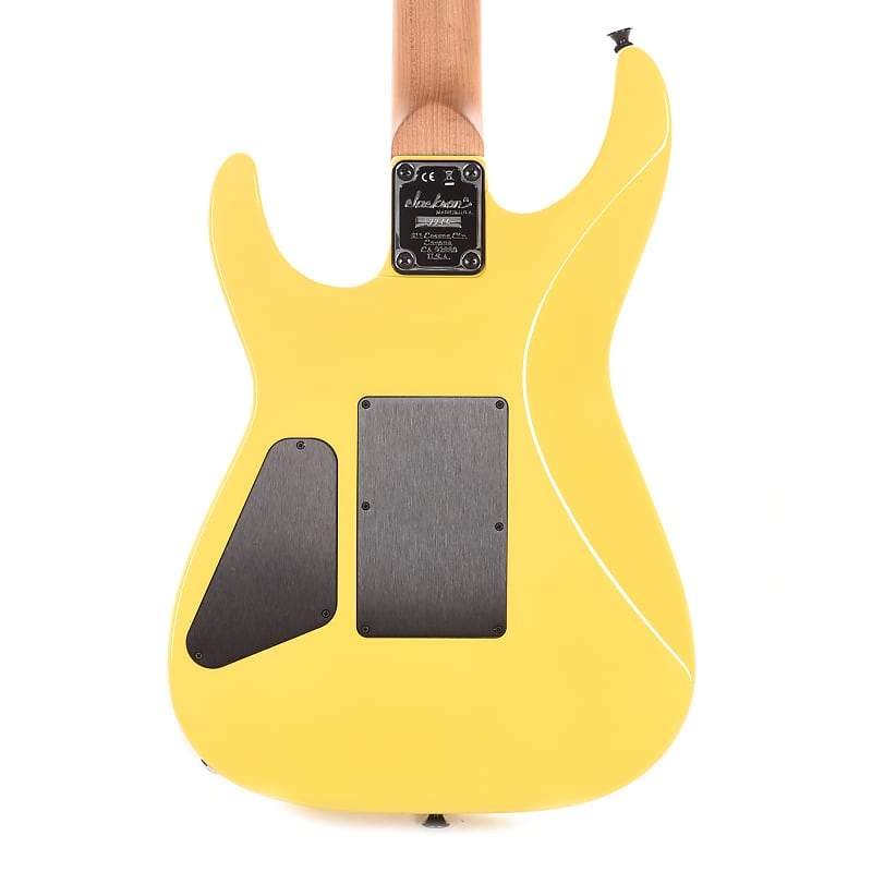 Jackson Custom Shop "CME Spec" Dinky 2H FR Graffiti Yellow w/Roasted Neck & DiMarzio D Activators Electric Guitars / Solid Body