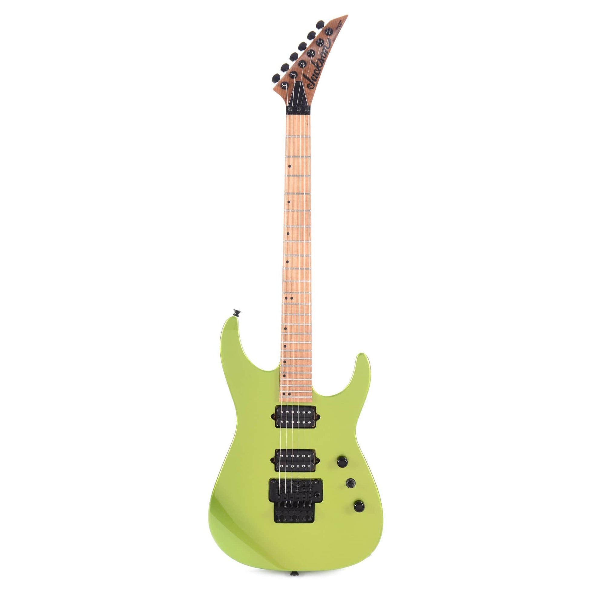 Jackson Custom Shop "CME Spec" Dinky 2H FR Lime Green Metallic w/Roasted Neck & DiMarzio D Activators Electric Guitars / Solid Body
