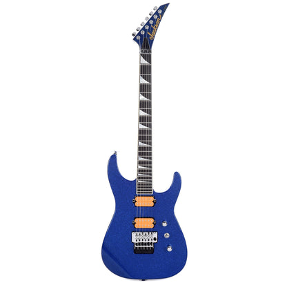 Jackson Custom Shop "CME Spec" Soloist 2H FR Midnight Blue Sparkle w/Orange Bare Knuckle Aftermaths Electric Guitars / Solid Body