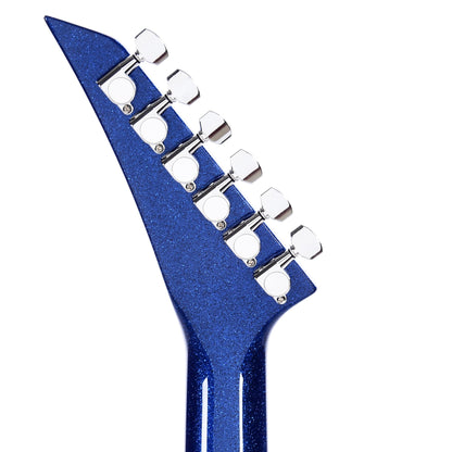 Jackson Custom Shop "CME Spec" Soloist 2H FR Midnight Blue Sparkle w/Orange Bare Knuckle Aftermaths Electric Guitars / Solid Body