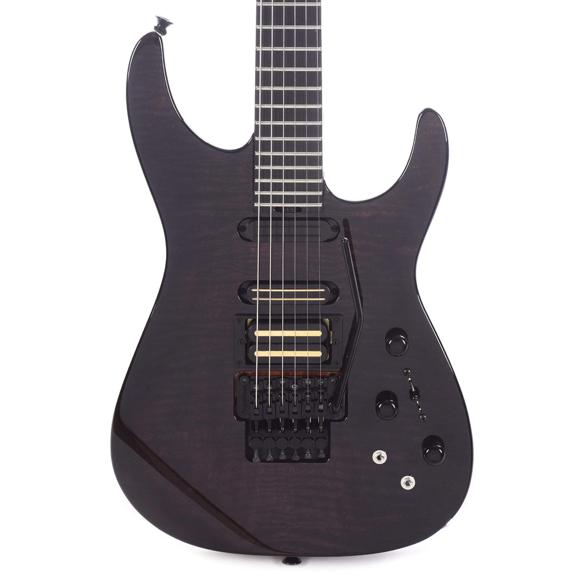 Jackson Custom Shop Limited Signature Phil Collen PC-1 Black Claro Walnut w/Carmelized Maple Neck Electric Guitars / Solid Body