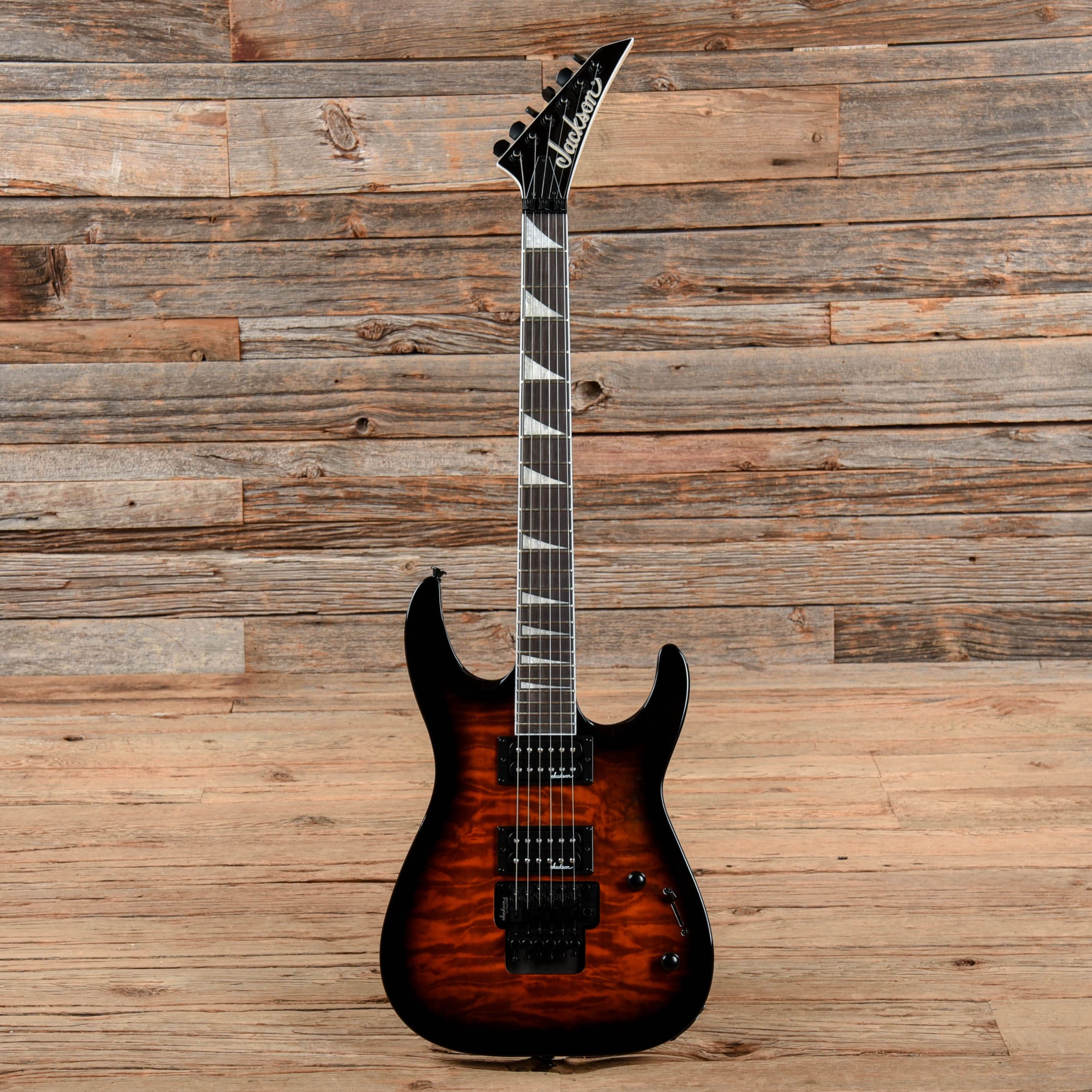 Jackson JS Series Dinky Arch Top JS32Q Dark Sunburst Electric Guitars / Solid Body