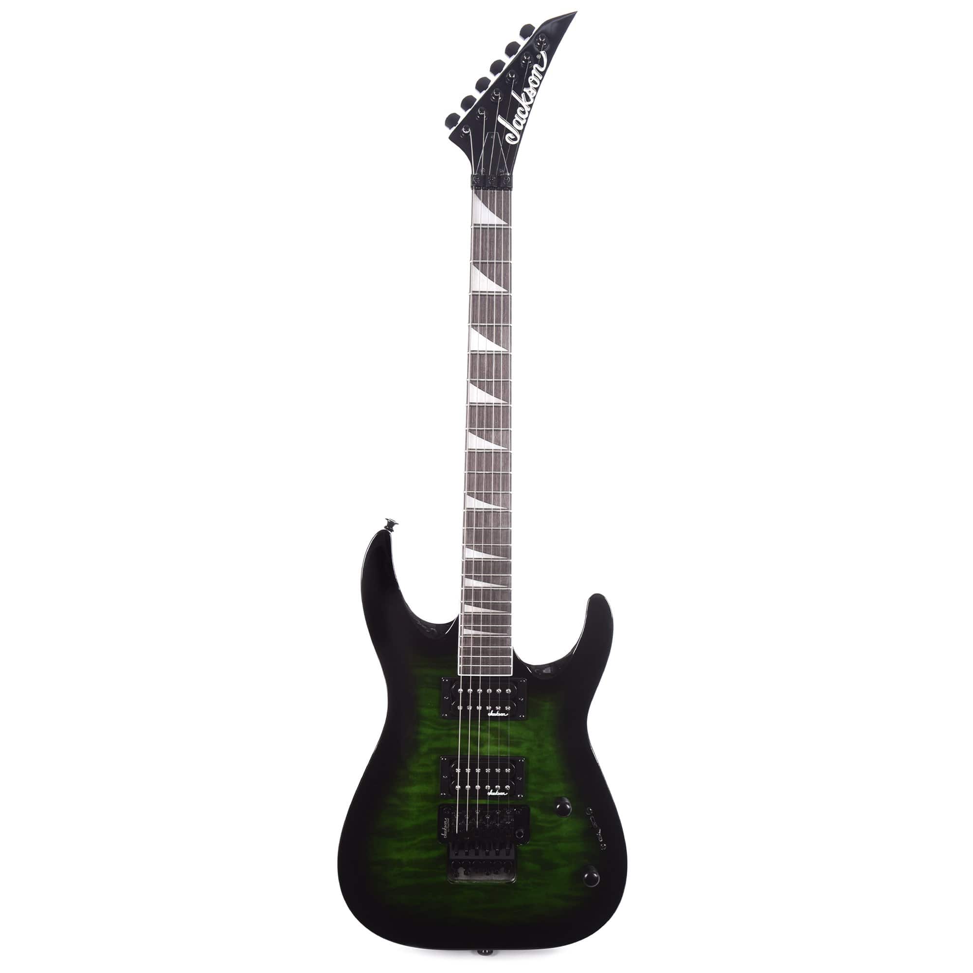 Jackson JS Series Dinky Arch Top JS32Q DKA Transparent Green Burst Electric Guitars / Solid Body