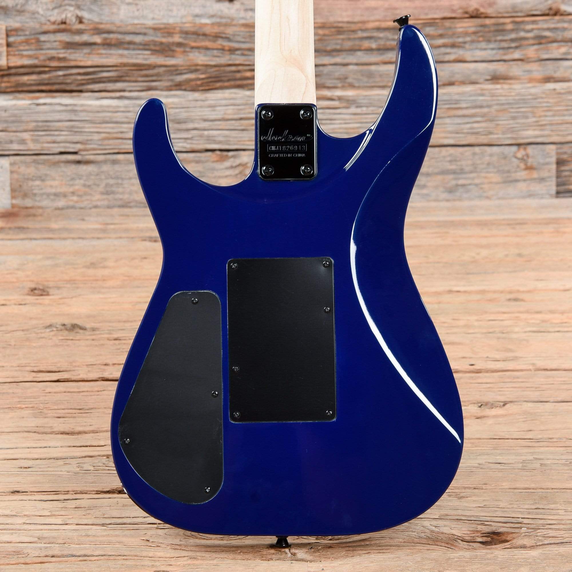 Jackson JS Series Dinky Arch Top JS32Q Transparent Blue Electric Guitars / Solid Body