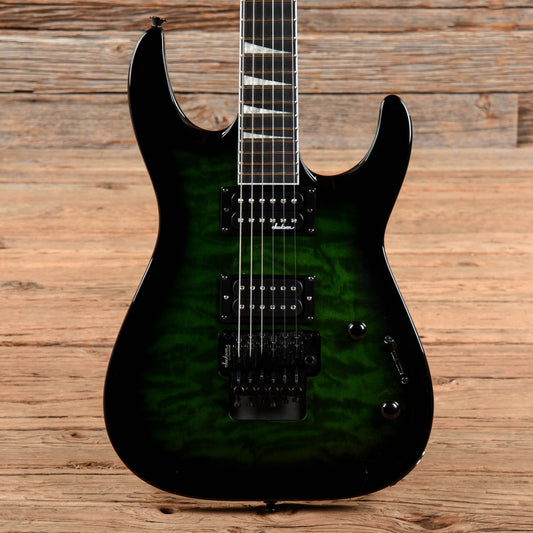 Jackson JS Series JS32Q DKA Dinky Archtop Transparent Green 2021 Electric Guitars / Solid Body