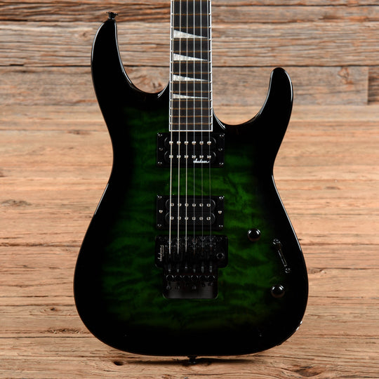 Jackson JS Series JS32Q DKA Dinky Archtop Transparent Green 2021 Electric Guitars / Solid Body