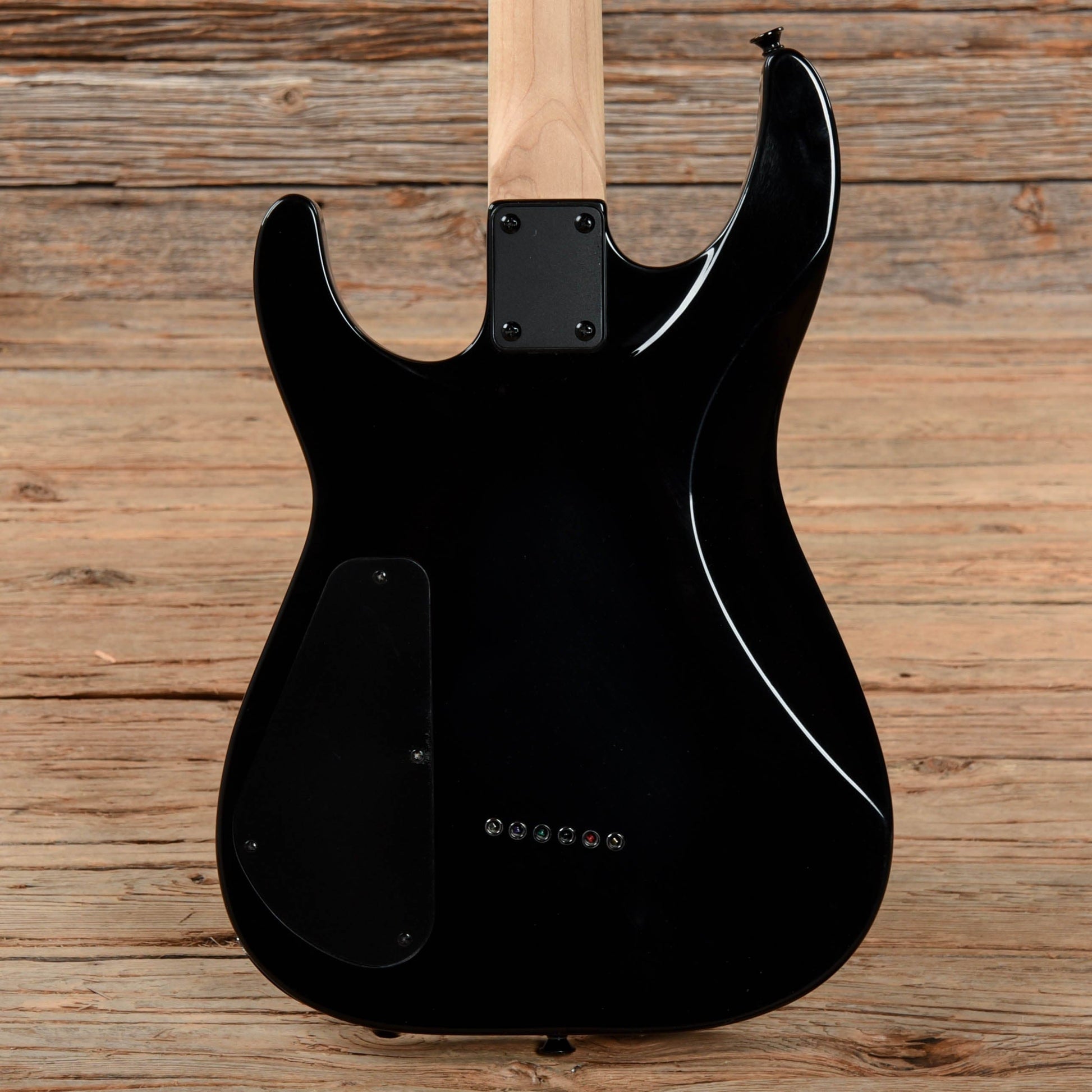 Jackson JS Series JS32TQ DKA Dinky Archtop Transparent Black Electric Guitars / Solid Body