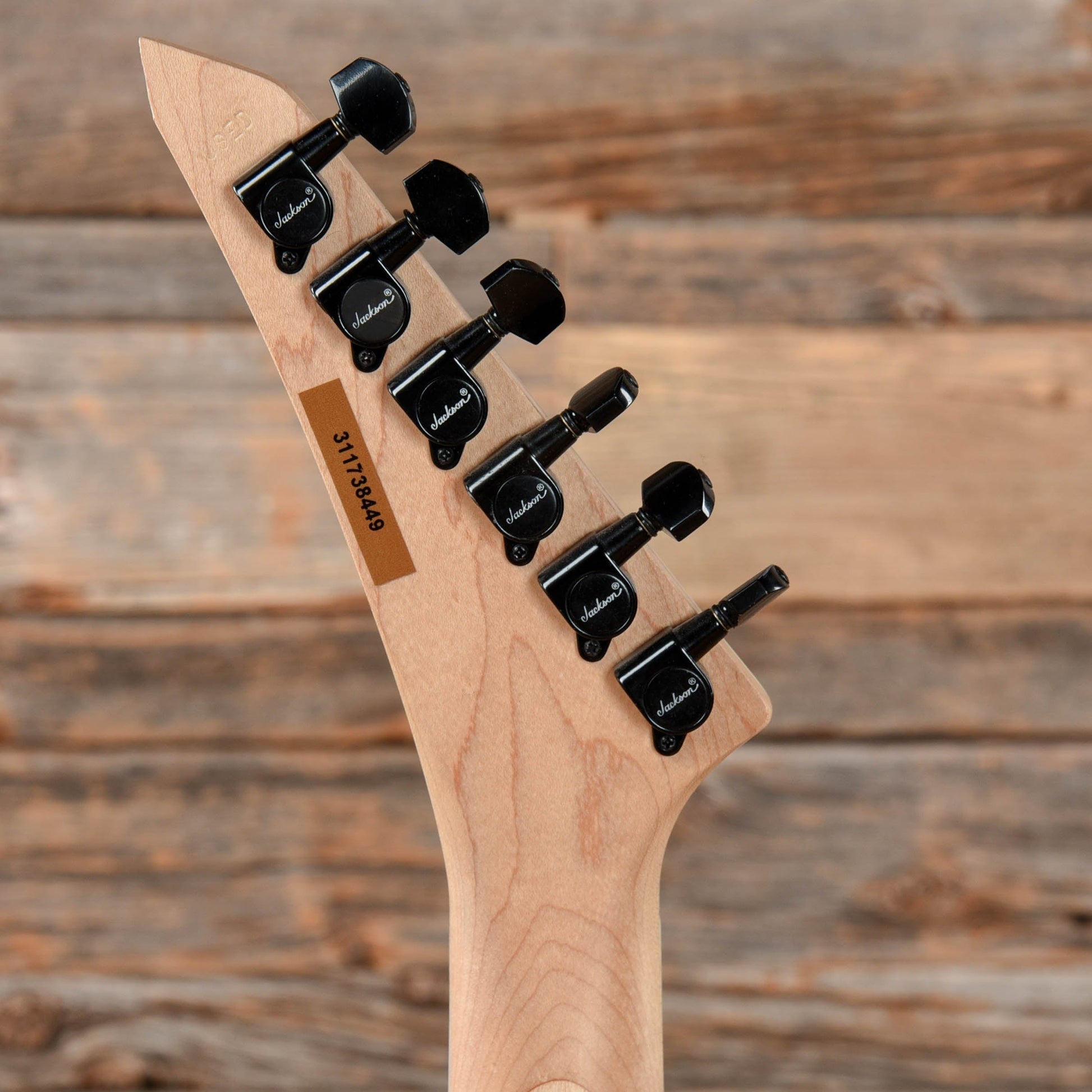 Jackson JS Series JS32TQ DKA Dinky Archtop Transparent Black Electric Guitars / Solid Body