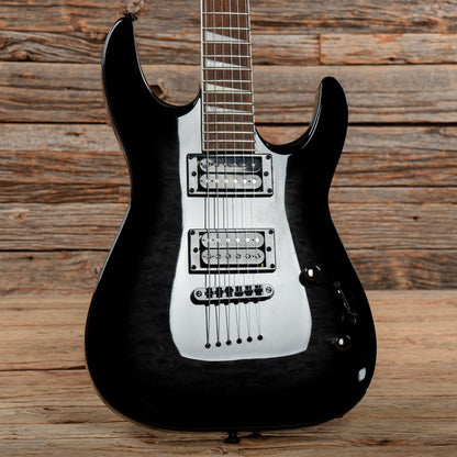 Jackson JS Series JS32TQ DKA Dinky Archtop Transparent Black Electric Guitars / Solid Body