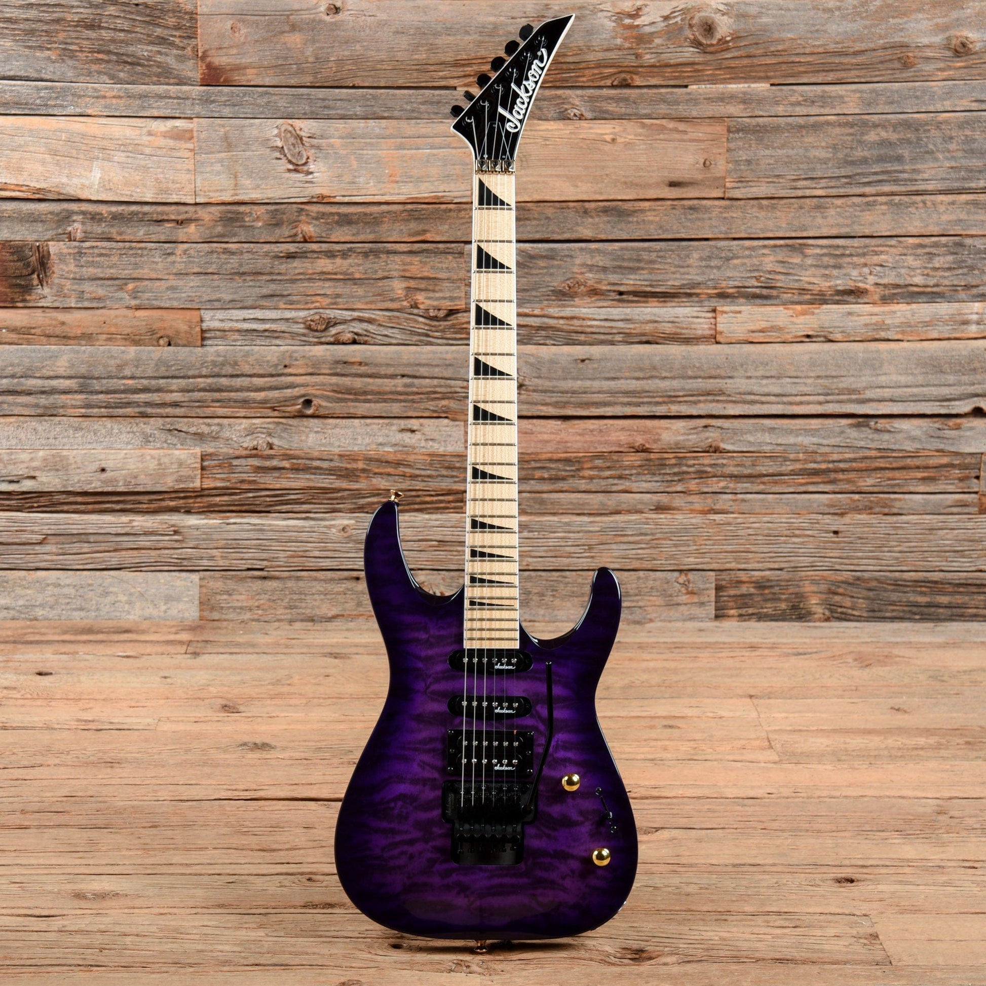 Jackson JS Series JS34Q DKA-M Dinky Archtop Transparent Purple 2021 Electric Guitars / Solid Body