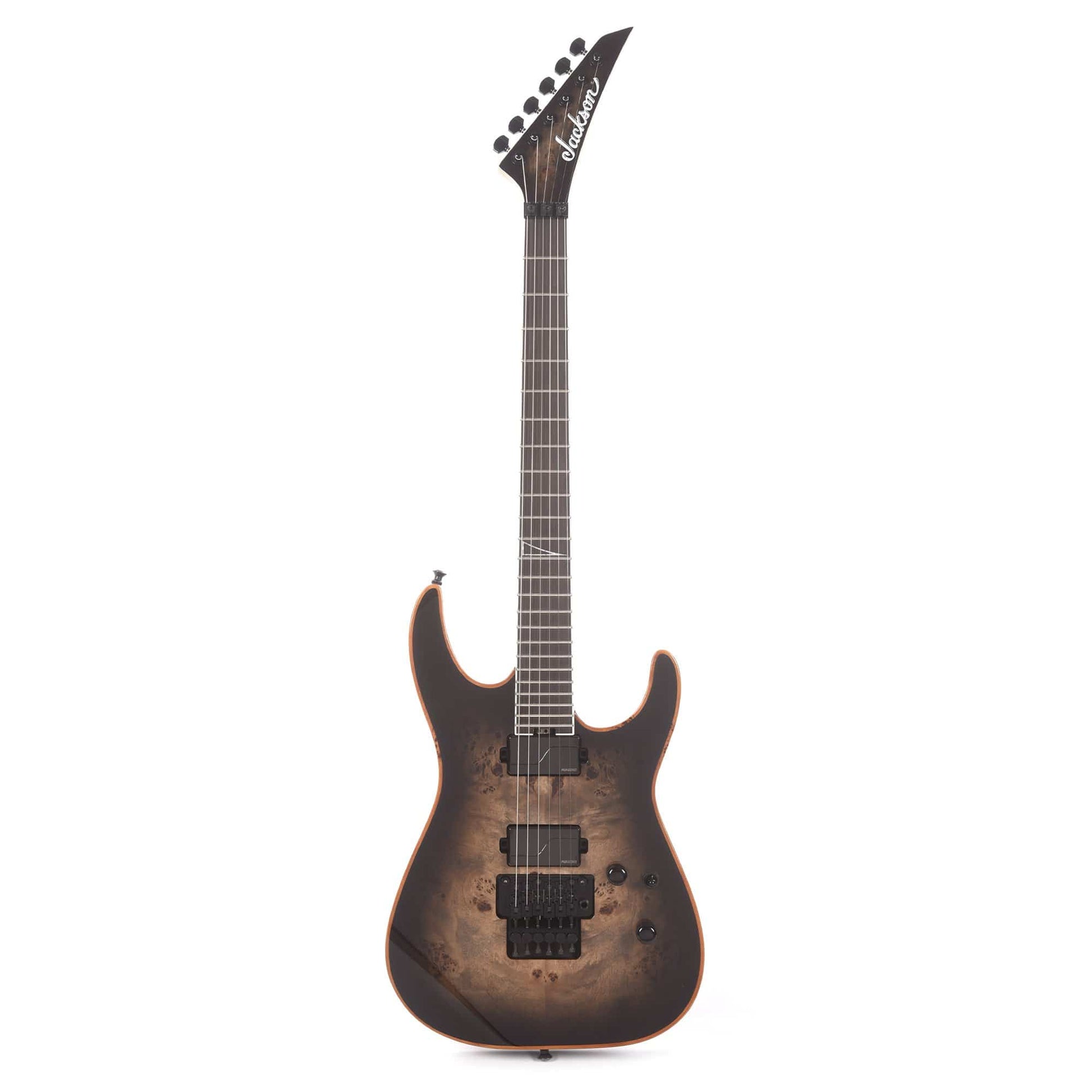 Jackson Limited Edition Wildcard Series Soloist SL2P Poplar Burl Top Transparent Black Burst Electric Guitars / Solid Body