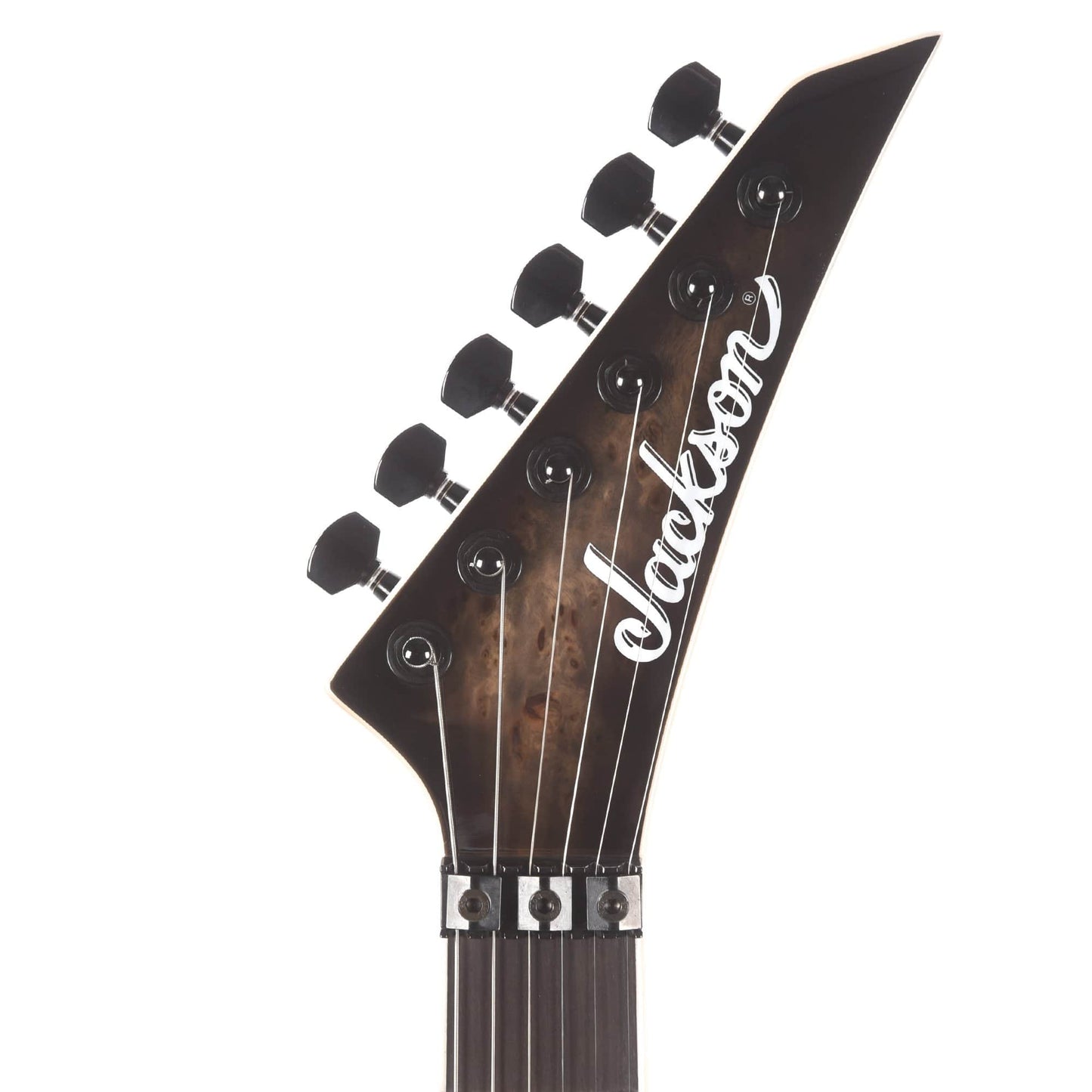 Jackson Limited Edition Wildcard Series Soloist SL2P Poplar Burl Top Transparent Black Burst Electric Guitars / Solid Body