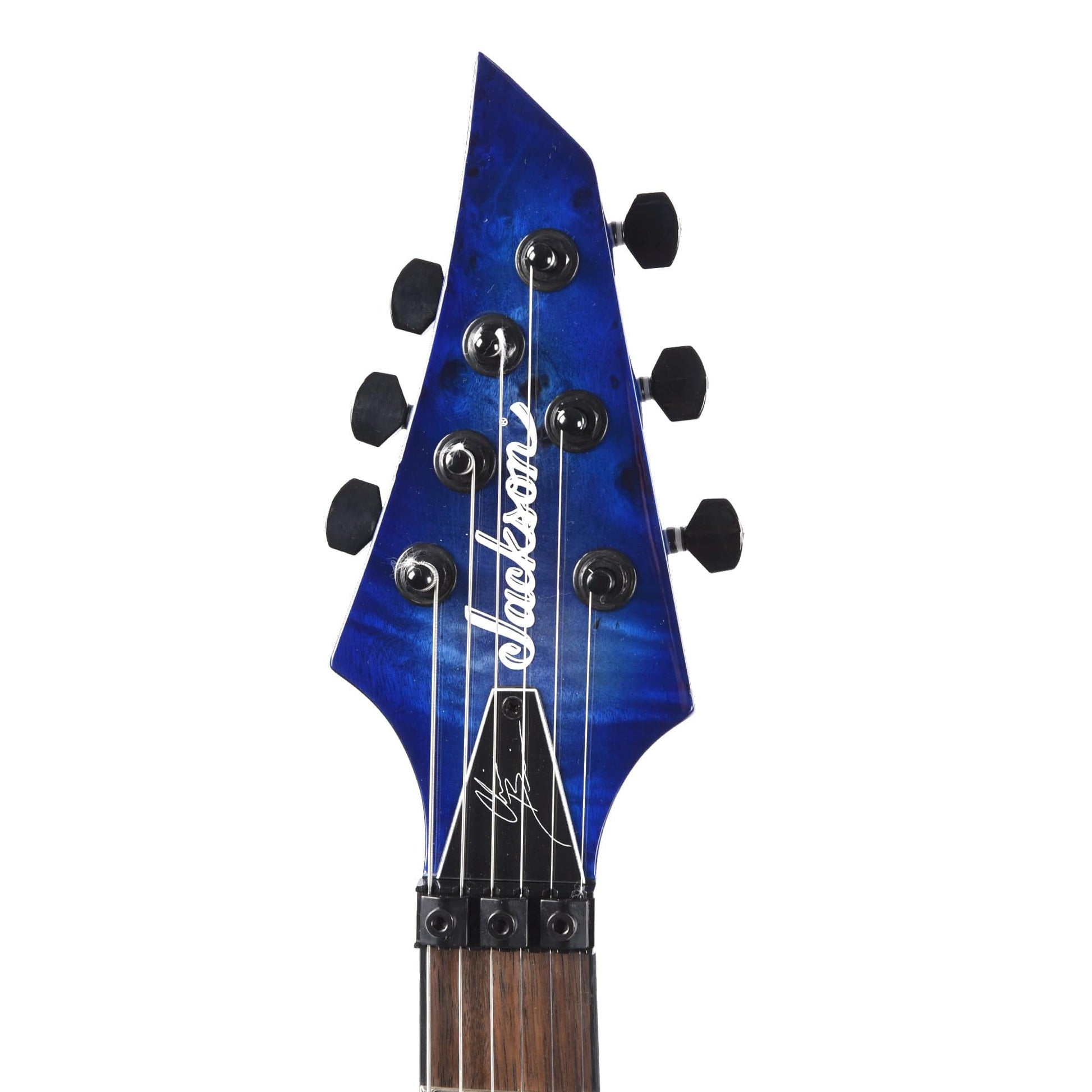 Jackson Pro Series Signature Chris Broderick Soloist 6P Transparent Blue Electric Guitars / Solid Body