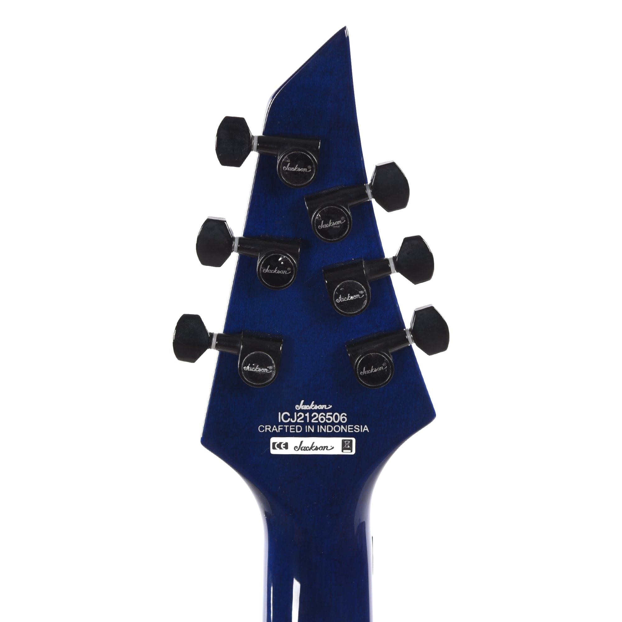 Jackson Pro Series Signature Chris Broderick Soloist 6P Transparent Blue Electric Guitars / Solid Body