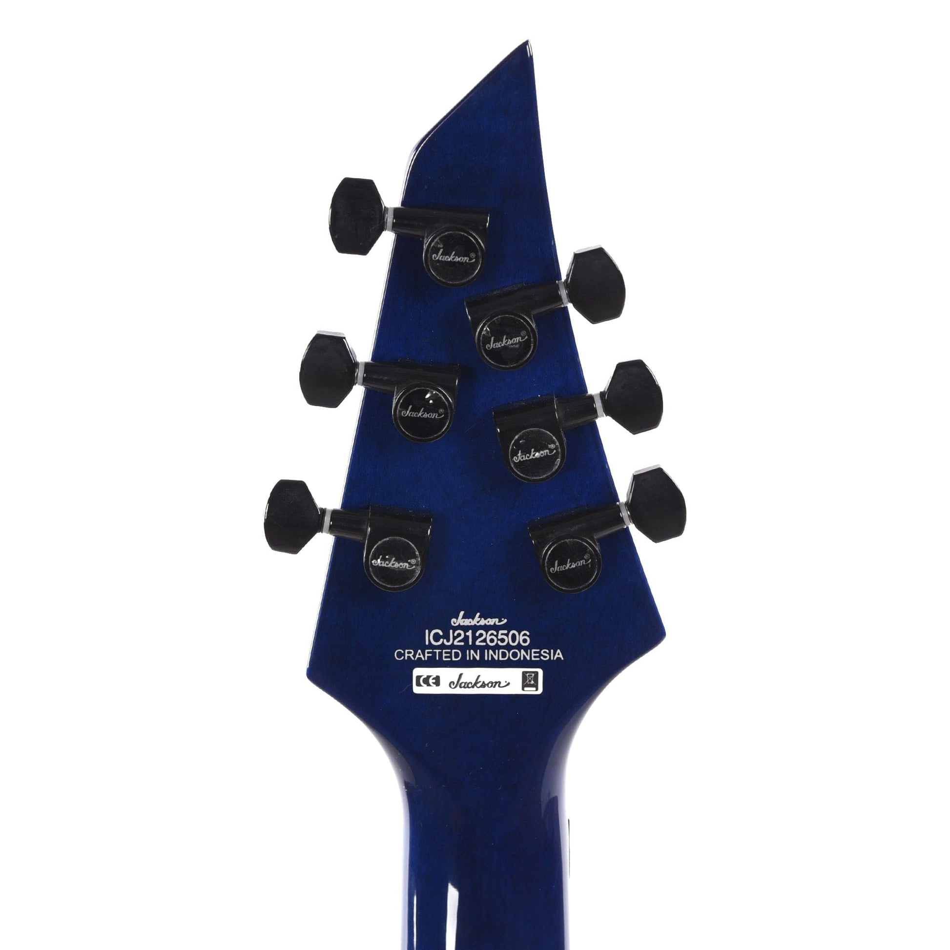 Jackson Pro Series Signature Chris Broderick Soloist 6P Transparent Blue Electric Guitars / Solid Body