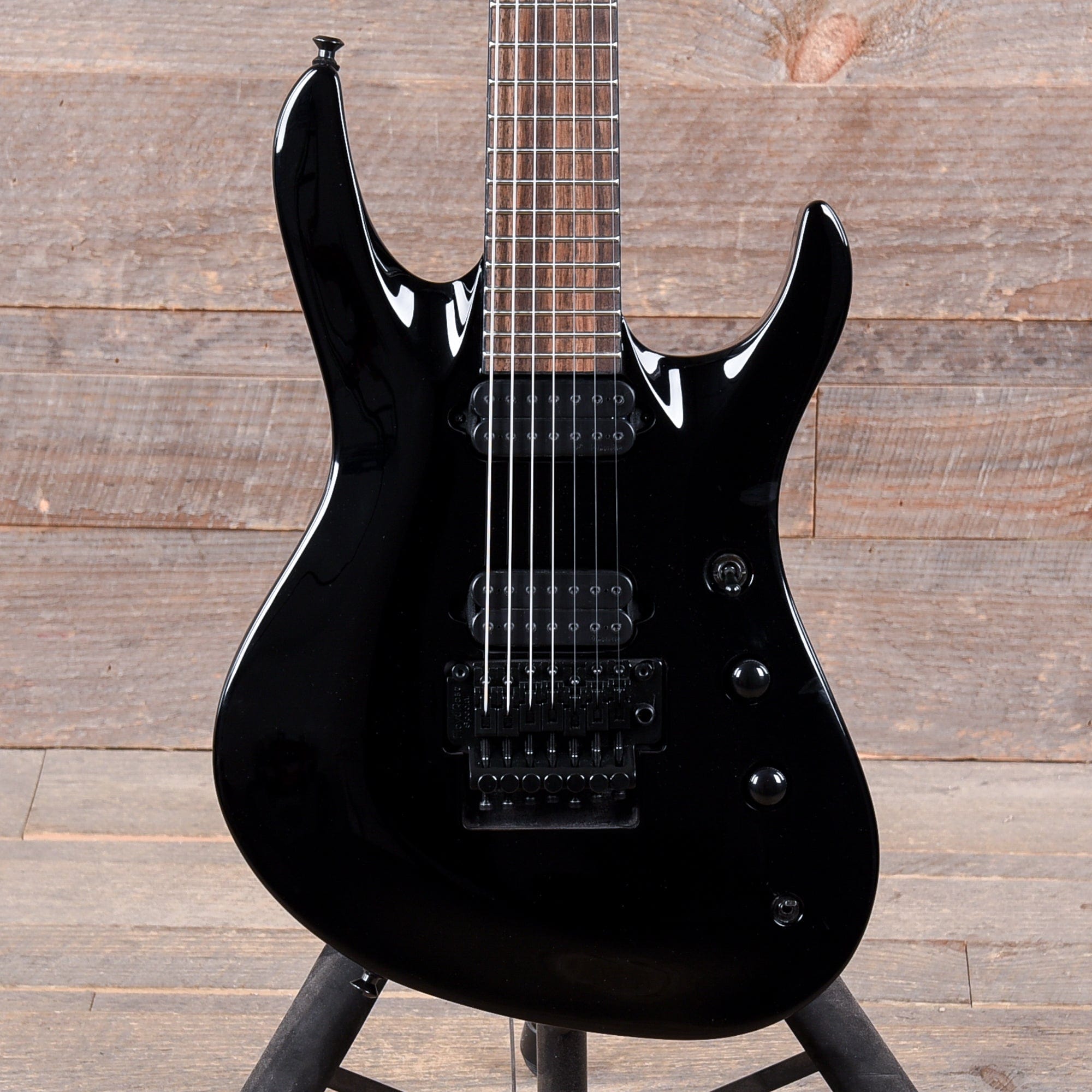 Jackson Pro Series Signature Chris Broderick Soloist 7 Gloss Black Electric Guitars / Solid Body