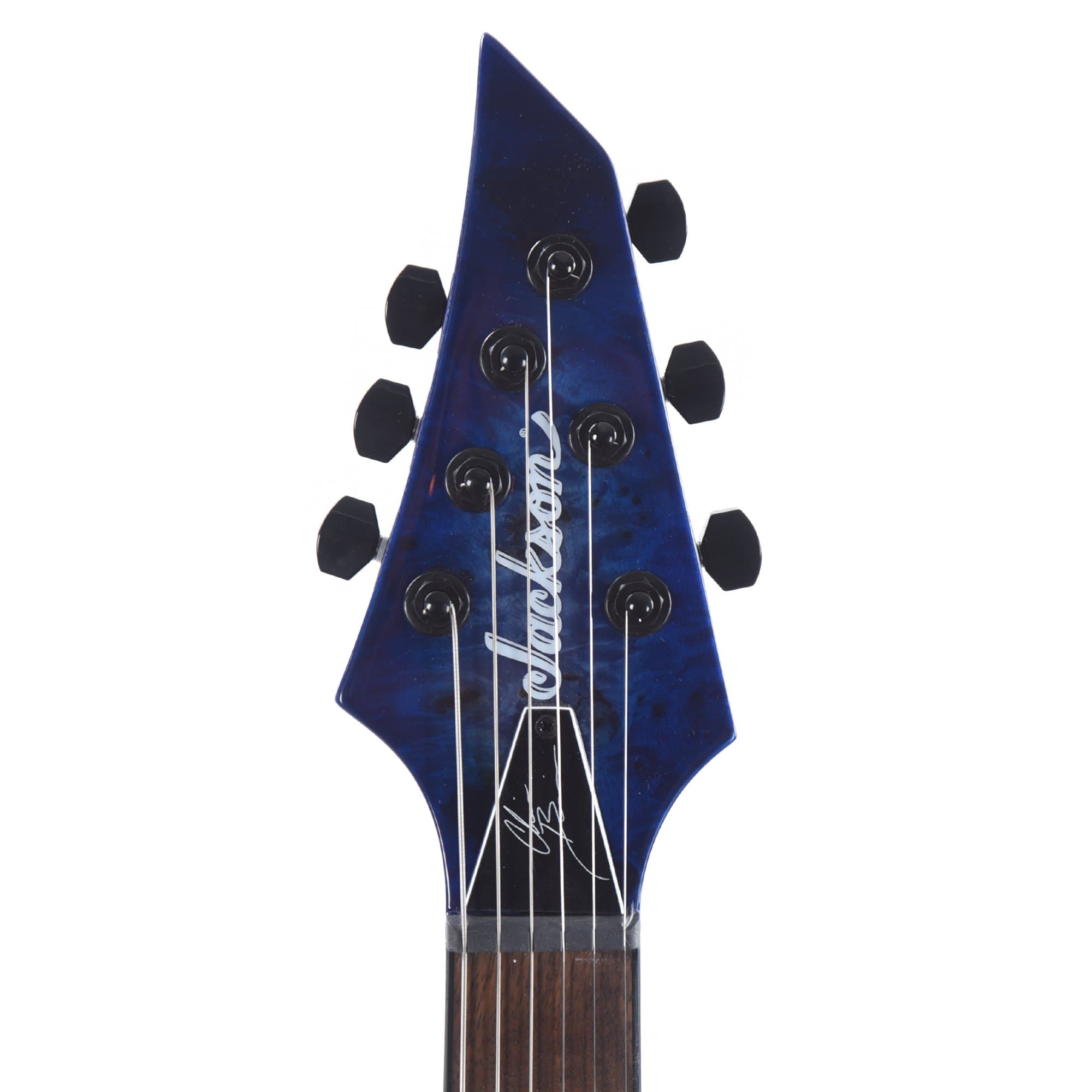 Jackson Pro Series Signature Chris Broderick Soloist HT6P Transparent Blue Electric Guitars / Solid Body